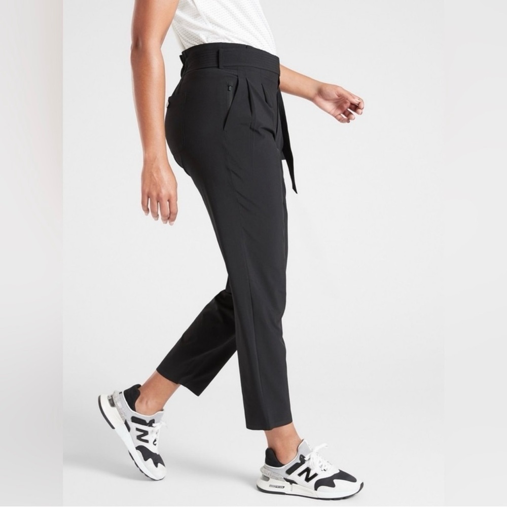 Athleta Skyline II Black High Waist Pants Size 4 - Picture 1 of 9